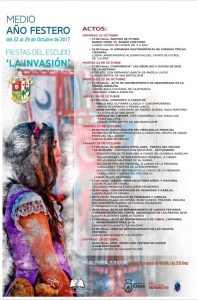Programa Medio Año Festero 2017 de las Fiestas del Escudo “La Invasión”