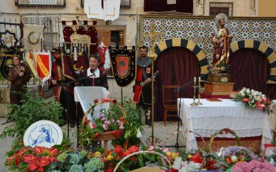 Pregón de las Fiestas del Escudo “La Invasión” 2023, homenaje al escudo y ofrenda floral.