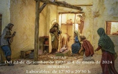 INAUGURACIÓN DEL BELÉN EN LA ERMITA DE SAN BARTOLOMÉ, 22 DE DICIEMBRE.